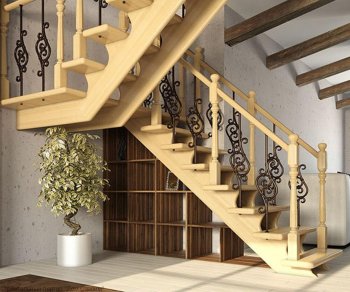 лестница в деревянном доме фото
