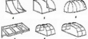 Разнообразие форм навесов над входом в дом